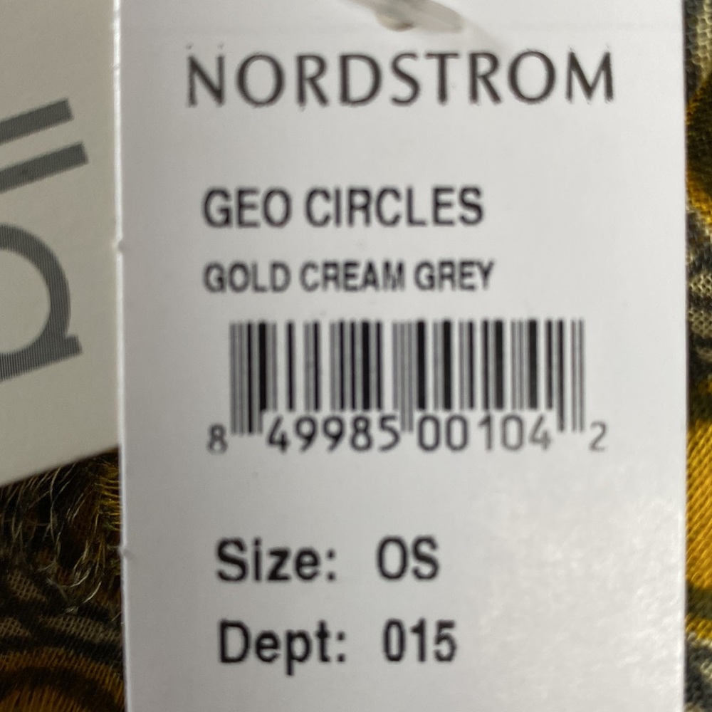 NWT Geo Circles Scarf - Picture 6 of 6